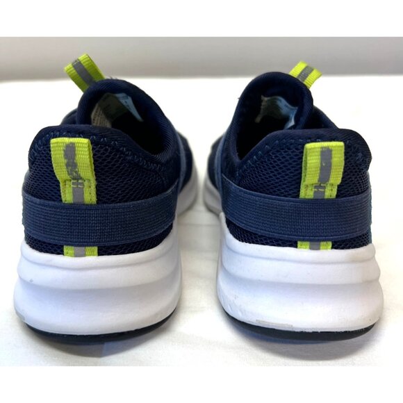 Kids Size 9 Navy Blue Slip-On Athletic Shoes With Elastic Strap - Picture 6 of 7